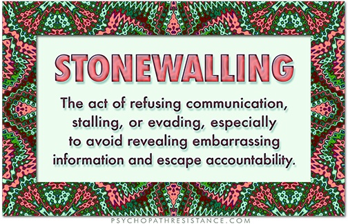 Stonewalling